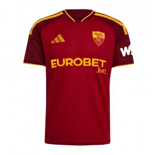 Stroje piłkarskie AS Roma Koszulka Podstawowej 2026-27 Krótki Rękaw